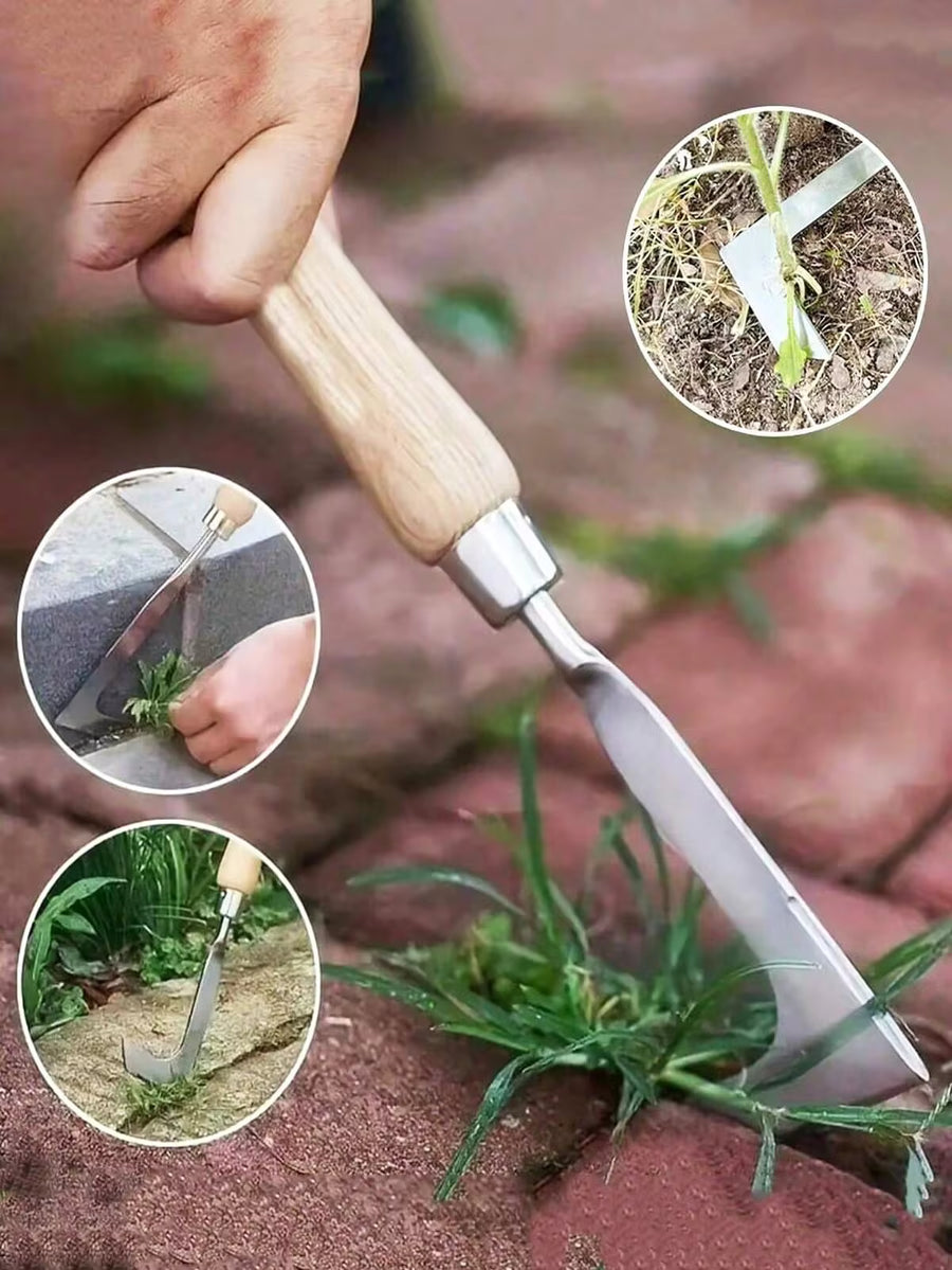 Stainless Steel Weeding And Weeding Device, Crevice Mowing And Weeding Tool, Multifunctional Tool For Digging Wild Vegetables, Home Gardening, Flower Planting, And Agricultural Use