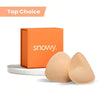 SNOWY Sticky Inserts Bra, Reusable Invisible Silicone Push Up Breast Enhancer Pads, Soft Comfort Lift Adhesive Chest Inserts, Instant Bust Boost Non-Slip Washable Bra Padding, Women Lingerie Accessory For Daily, Sports Bra, Swimsuit & Halloween Gift