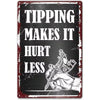 Funny Vintage Tattoo Shop Studio Metal Signs Wall Decor Tattoo Artist Gifts, No Crying