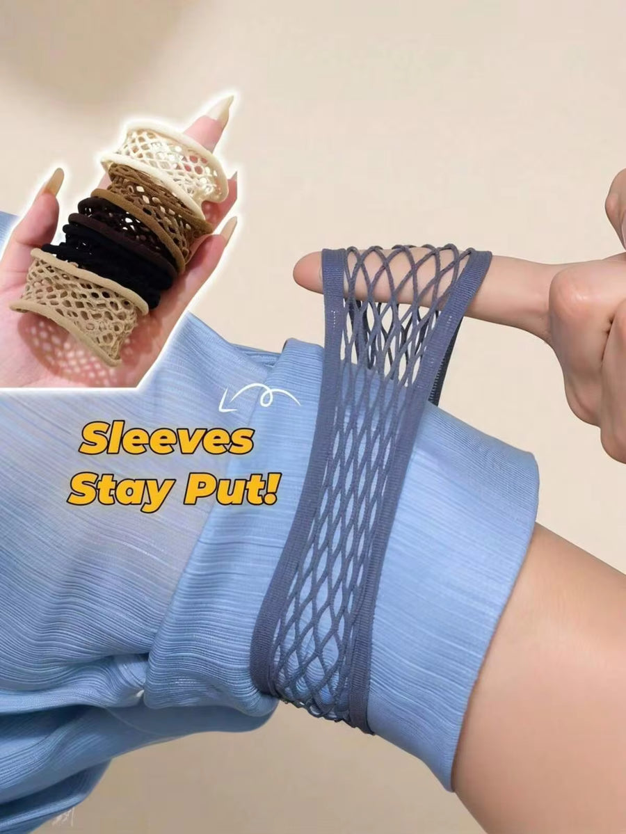 6pcs/2pcs Adjustable Non-Slip Cuff Links Set | Unisex Seamless Shirt Cuff Fasteners | Suitable For Suits, Shirts And Hanfu, Elastic Reusable Quick Fastening Tool, Suitable For Mother's Day, Back To School, Party Gifts