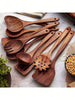 5pcs Wooden Spoons, Sturdy Wooden Kitchen Utensils With A Box, Lightweight And Heat Resistant, Kitchen Supplies Baking Accessories